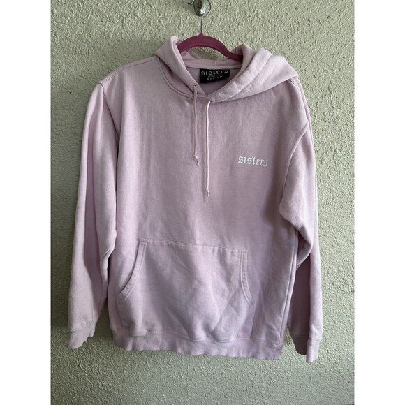 (2) James Charles Rainbow Pink Black Hoodie Sisters apparel by safety pin size M - Picture 1 of 7